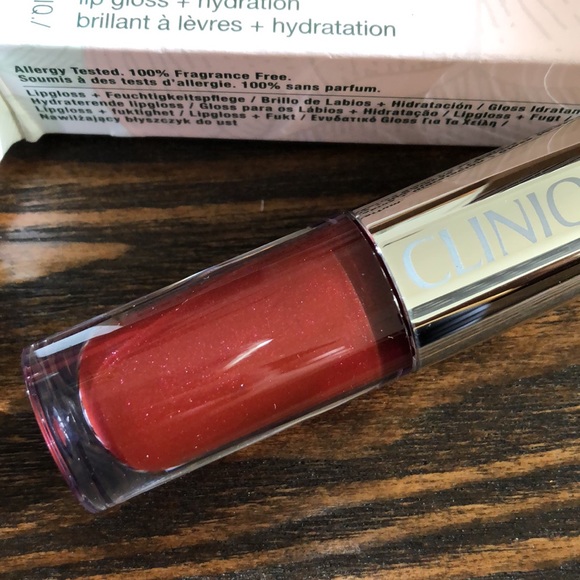 New Clinique Pop Splash Lip Gloss + Hydration in shade Fruity Pop Full size - Picture 2 of 5